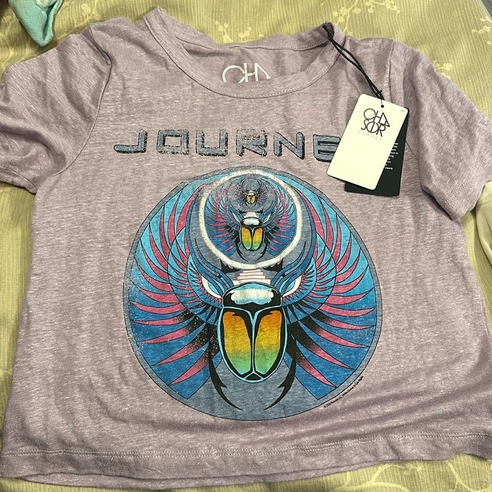 Chaser junior super soft cropped t shirt